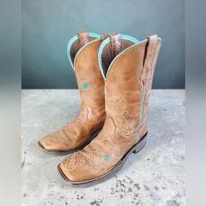 Ariat Women's Bright Eyes II Western Square Toe Boots- Women's Sz 7